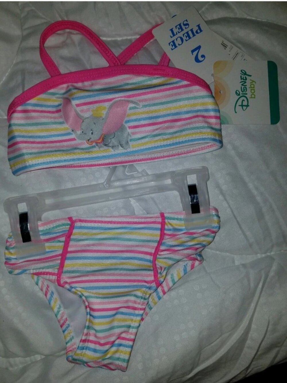 Infant girls disney dumbo swimsuit 12 months new